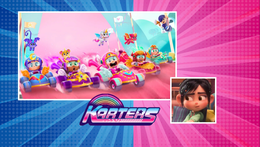 ¿UNA SERIE ANIMADA DE «SUGAR RUSH»? ¡AH, NO PERDÓN! ES&nbsp;«KARTERS»