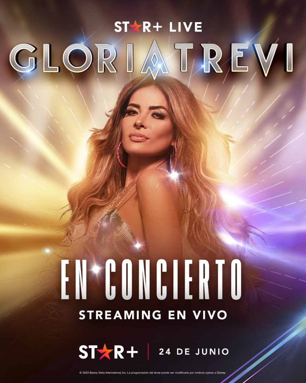 GLORIA TREVI EN VIVO EN STAR&nbsp;PLUS