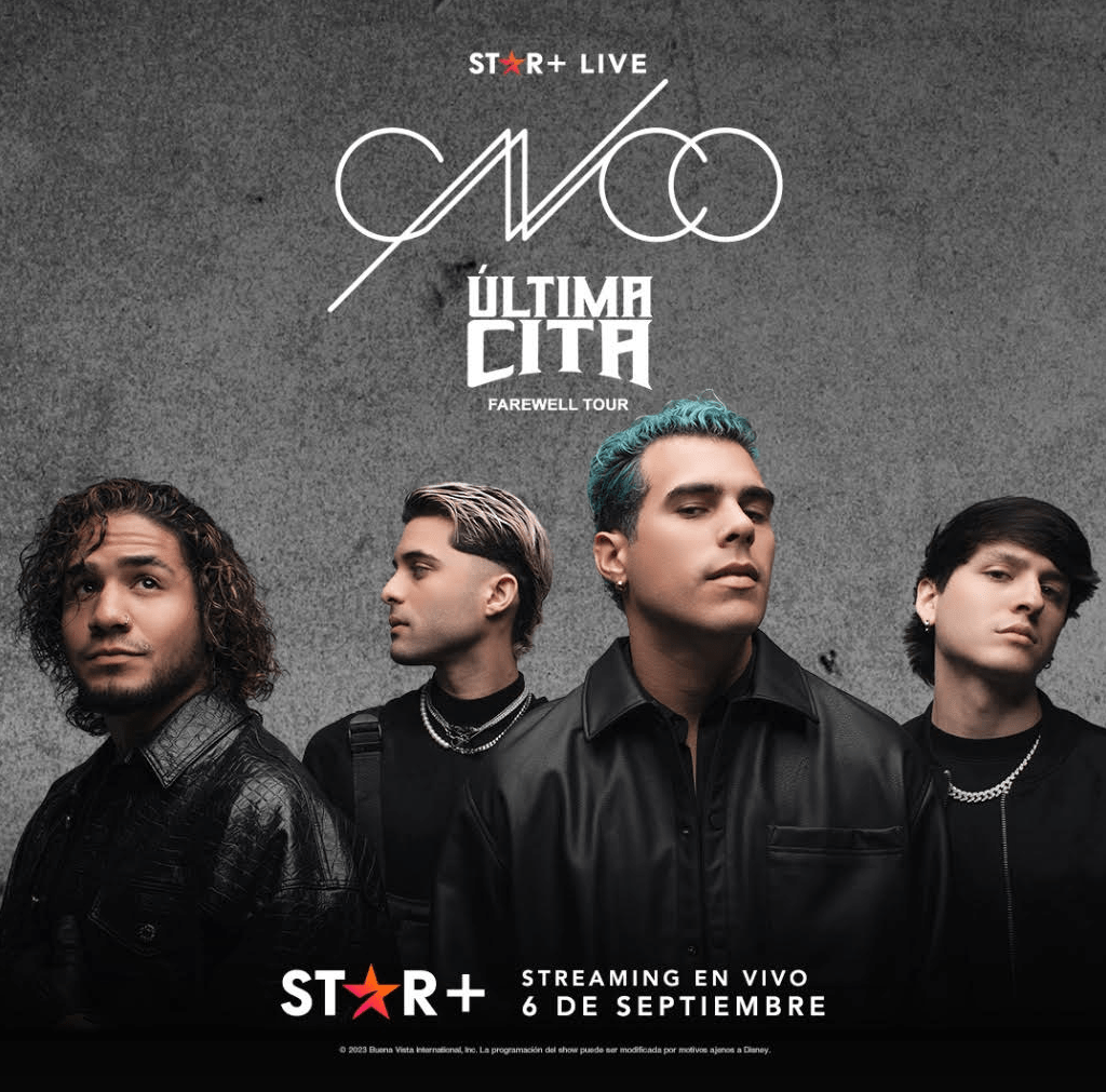 CNCO TENDRÁ SU «ÚLTIMA CITA» EN STAR+&nbsp;LIVE