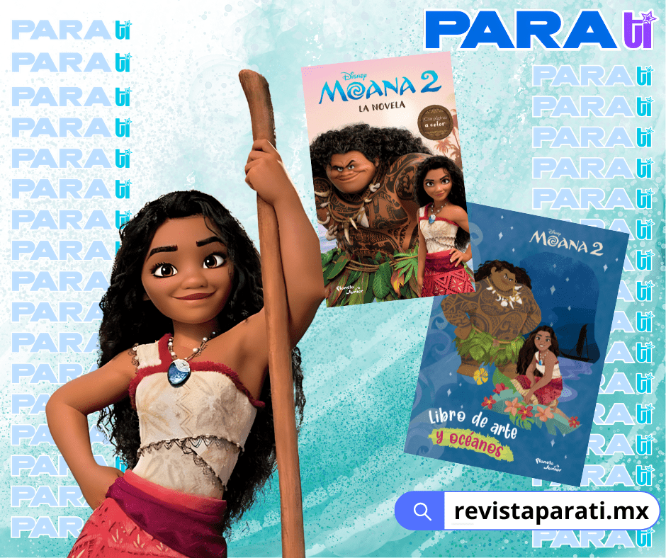 ¡VIVE LA AVENTURA DE MOANA 2 CON LOS LIBROS&nbsp;OFICIALES!