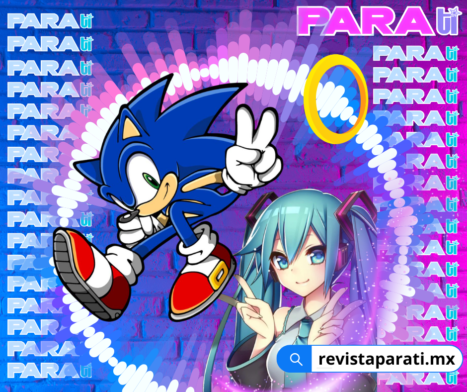 HATSUNE MIKU Y SONIC SE ARMARON EL CROSSOVER MÁS COOL DEL&nbsp;AÑO