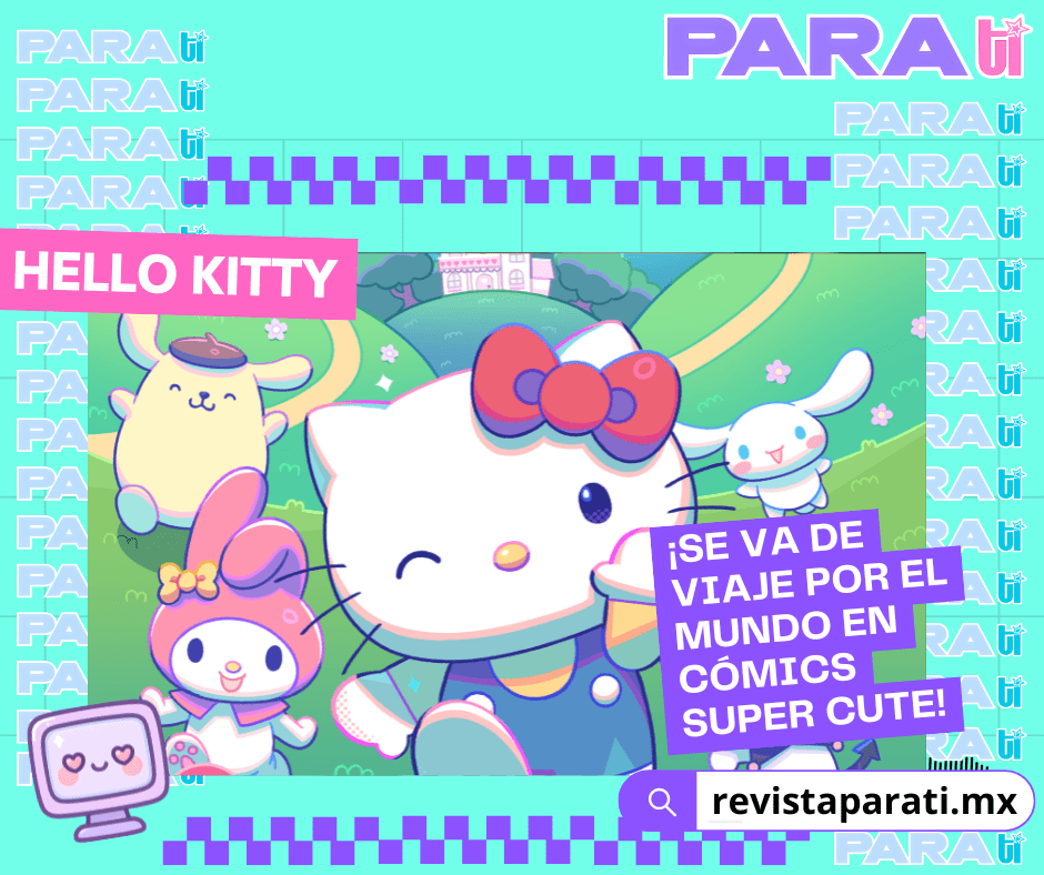 ¡HELLO KITTY SE VA DE VIAJE POR EL MUNDO EN CÓMICS SUPER&nbsp;CUTE!