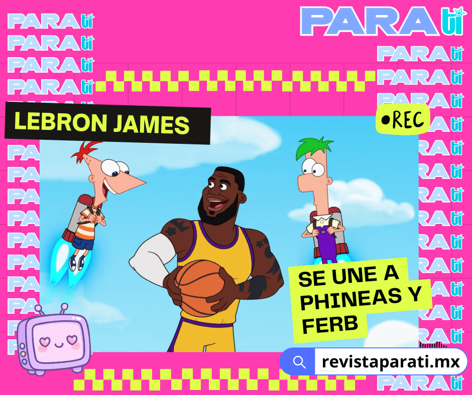 DE LA NBA AL CARTOON MÁS ICÓNICO: LEBRON JAMES SE UNE A PHINEAS Y&nbsp;FERB