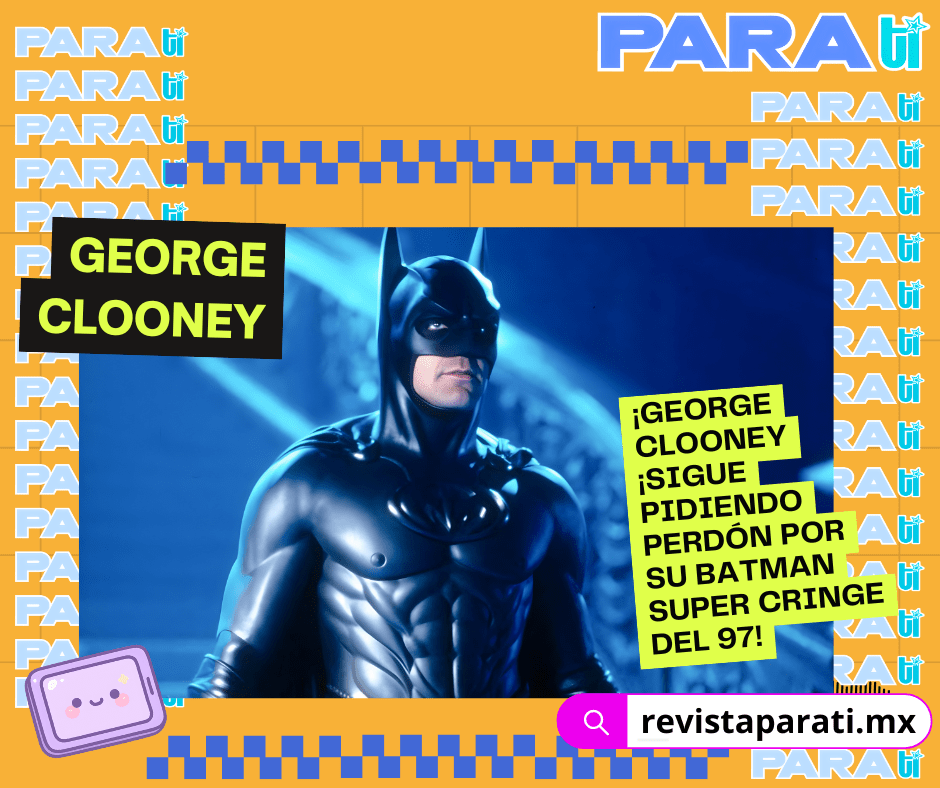 GEORGE CLOONEY ¡SIGUE PIDIENDO PERDÓN POR SU BATMAN SUPER CRINGE DEL&nbsp;97!