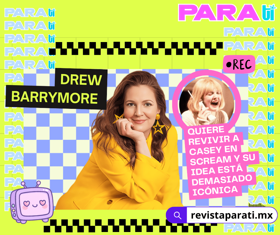 DREW BARRYMORE QUIERE REVIVIR A CASEY EN SCREAM Y SU IDEA ESTÁ DEMASIADO&nbsp;ICÓNICA