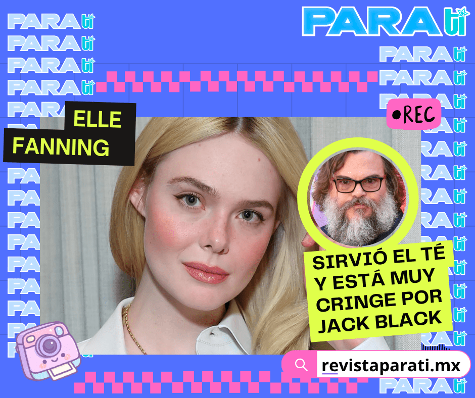 ELLE FANNING SIRVIÓ EL TÉ Y ESTÁMUY CRINGE POR JACK&nbsp;BLACK